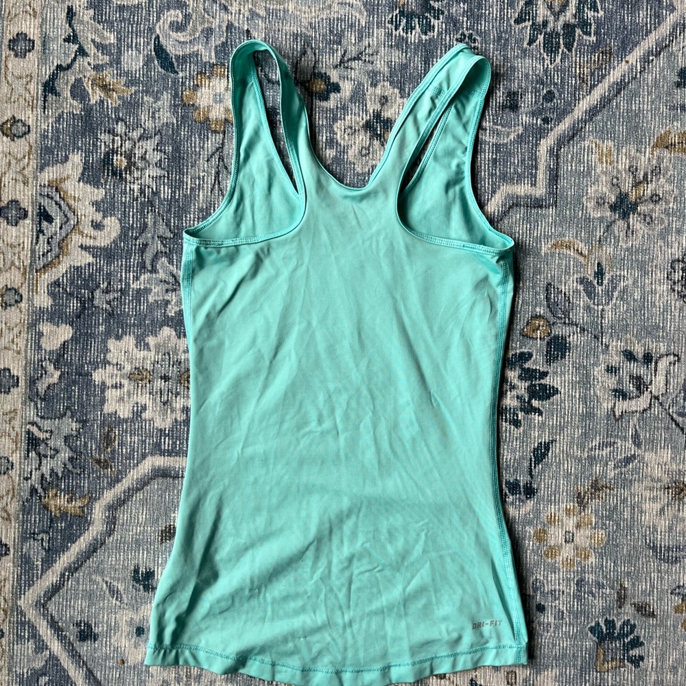 Blue Nike Dri-FIT Racerback Tank - Picture 3 of 3